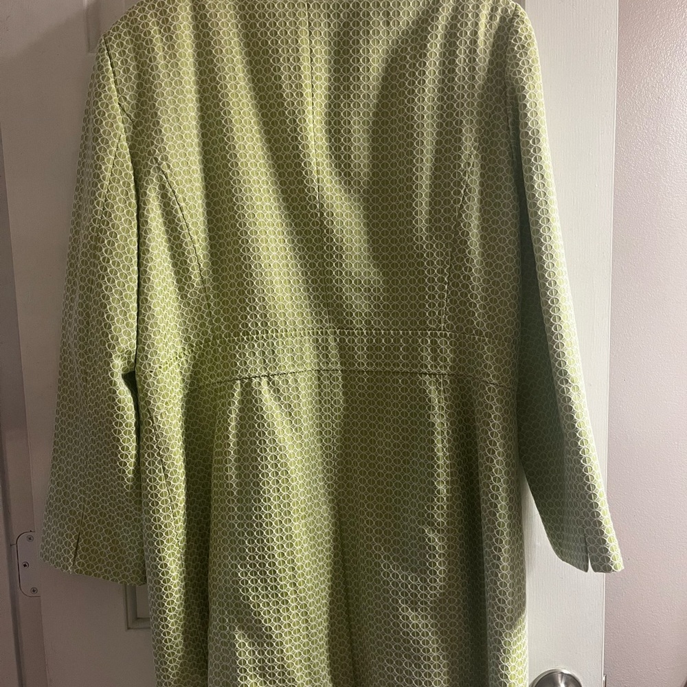 Worthington Light Green Trench Coat - Picture 5 of 5